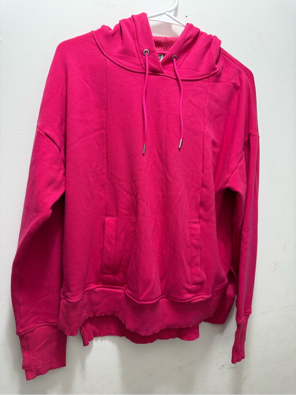 Avia Hot Pink Hooded Pullover Sweatshirt